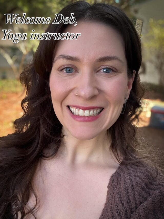 We are welcoming Yoga instructor, Debra Walter, to our team. Deb will be teaching Restorative Yoga Wednesday 6-7 pm. We are really looking forward to her gentle and supportive vibe in our space.